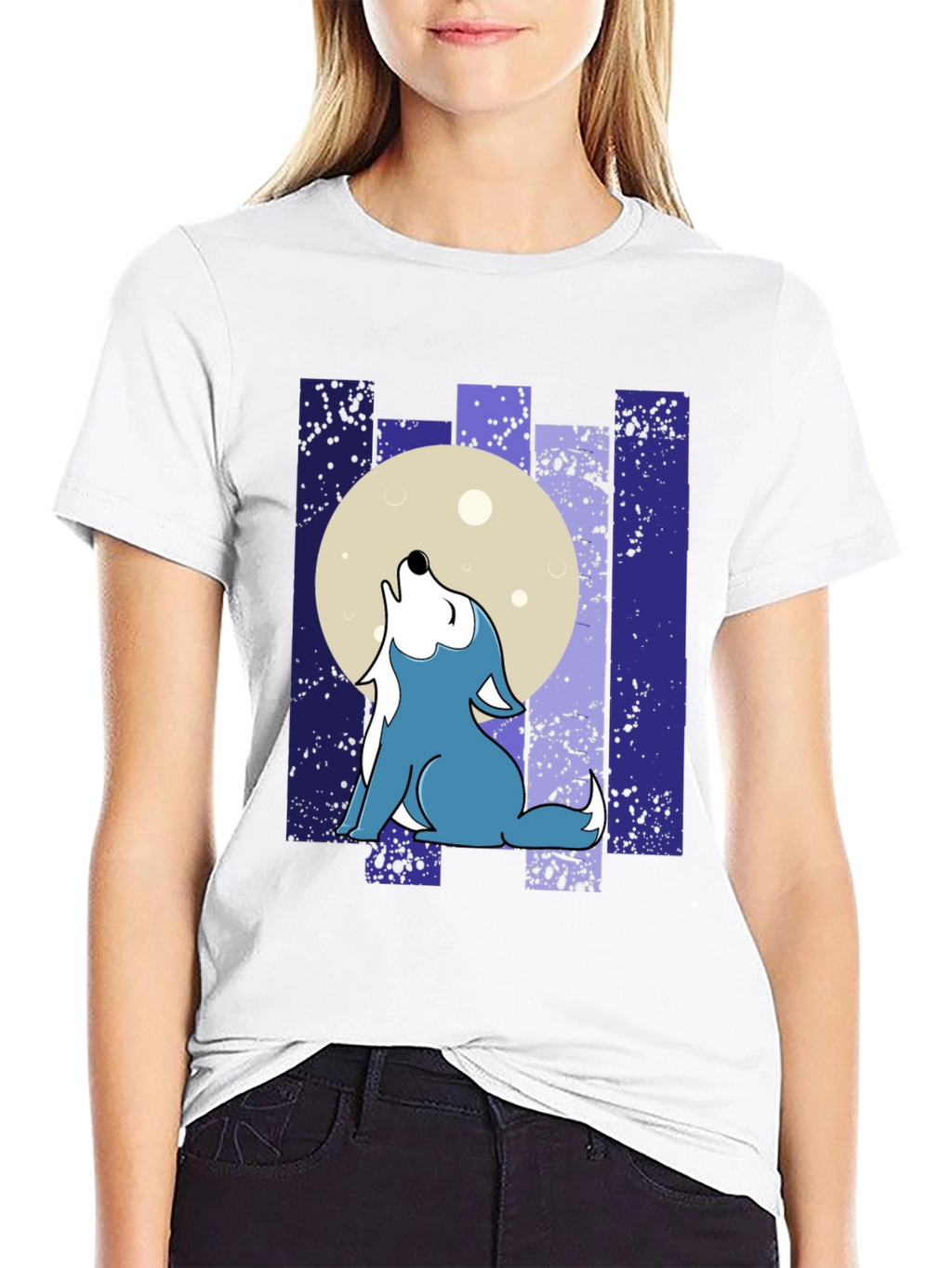 Wolf Moon T-Shirt - Howling Graphic Tee