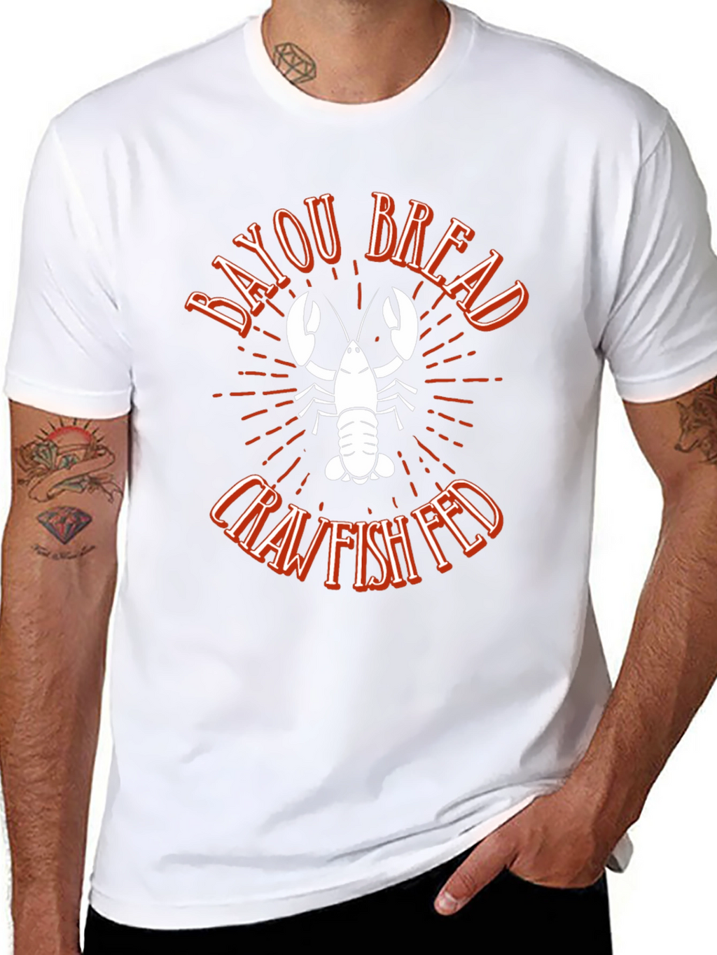 Bayou Bread Crawfish Fed Graphic Tee