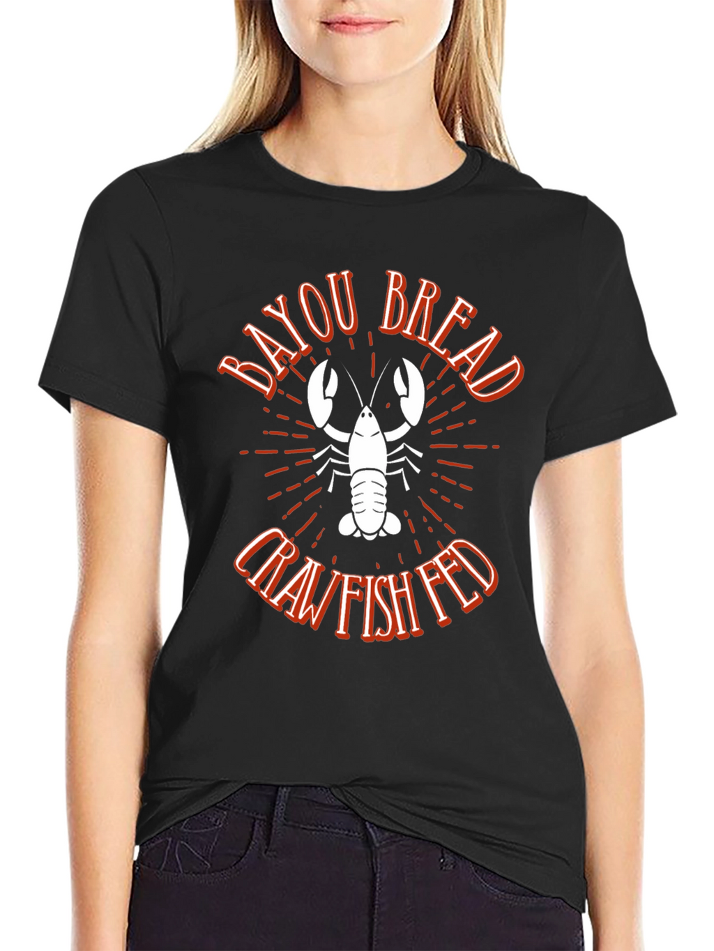 Bayou Bread Crawfish Fed Graphic Tee
