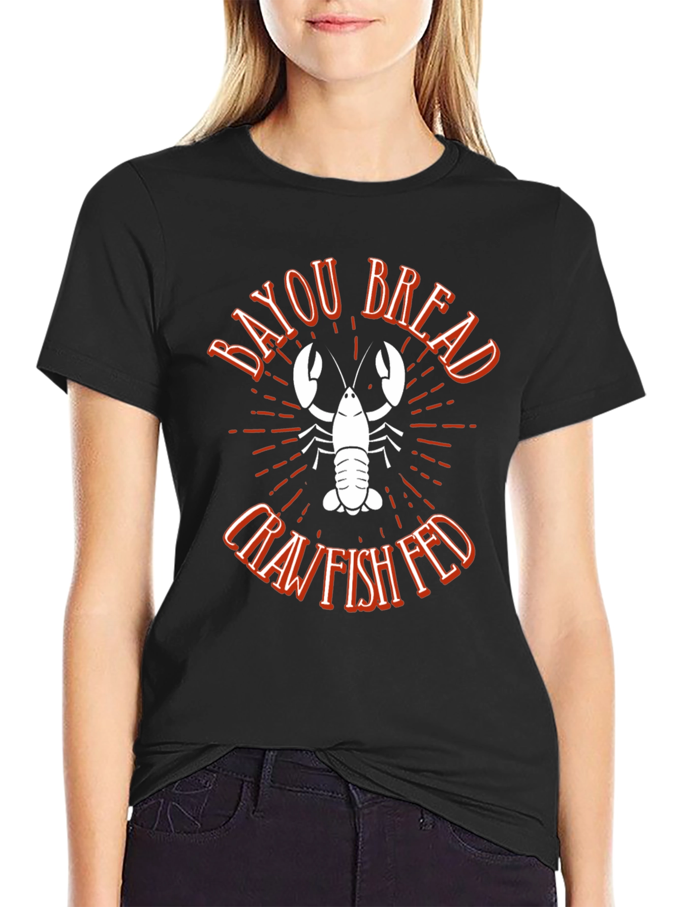 Bayou Bread Crawfish Fed Graphic Tee