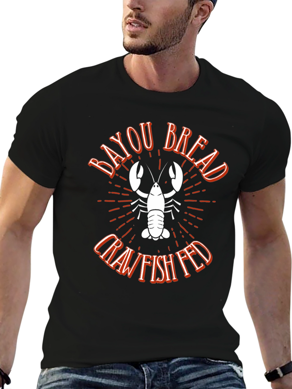 Bayou Bread Crawfish Fed Graphic Tee