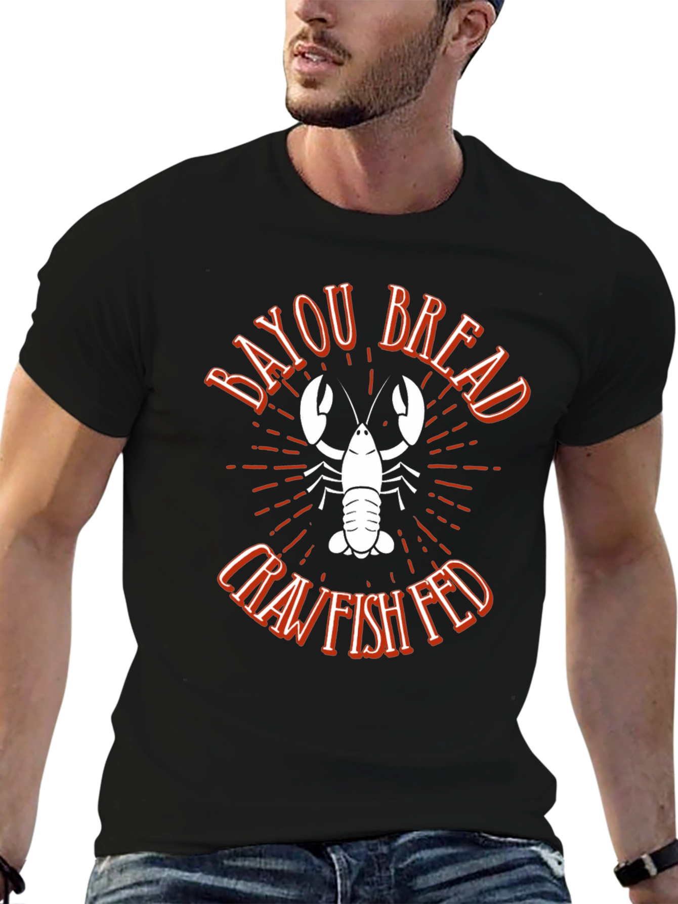 Bayou Bread Crawfish Fed Graphic Tee