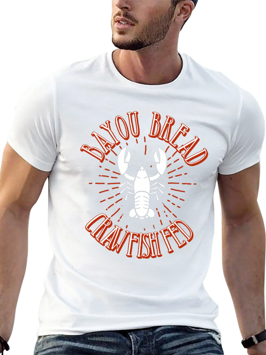 Bayou Bread Crawfish Fed Graphic Tee