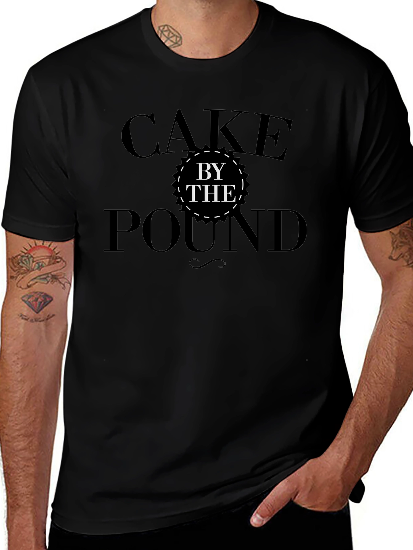 Cake By The Pound Graphic Tee - Stylish Unisex T-Shirt