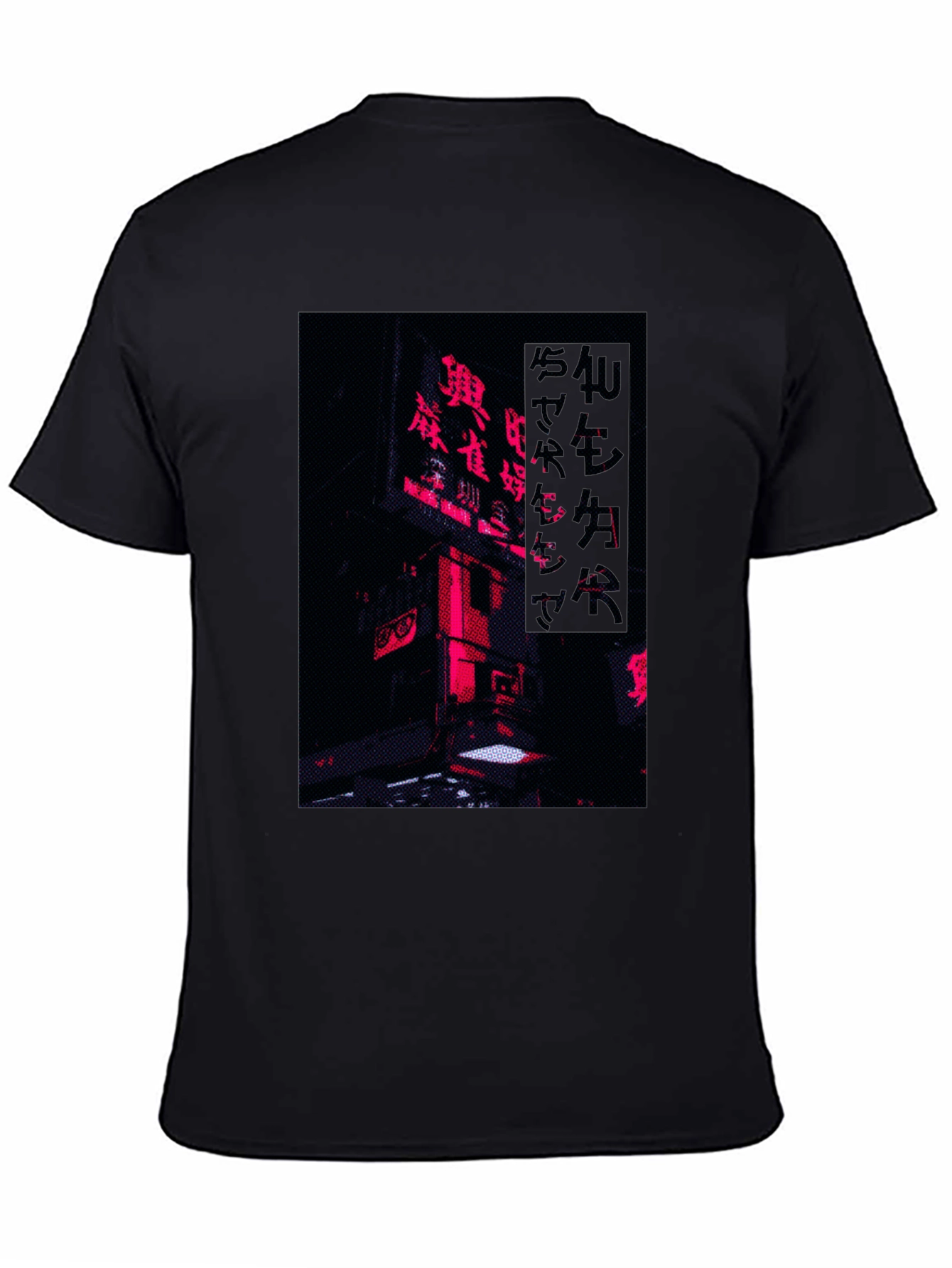 Cyberpunk Neon City T-Shirt