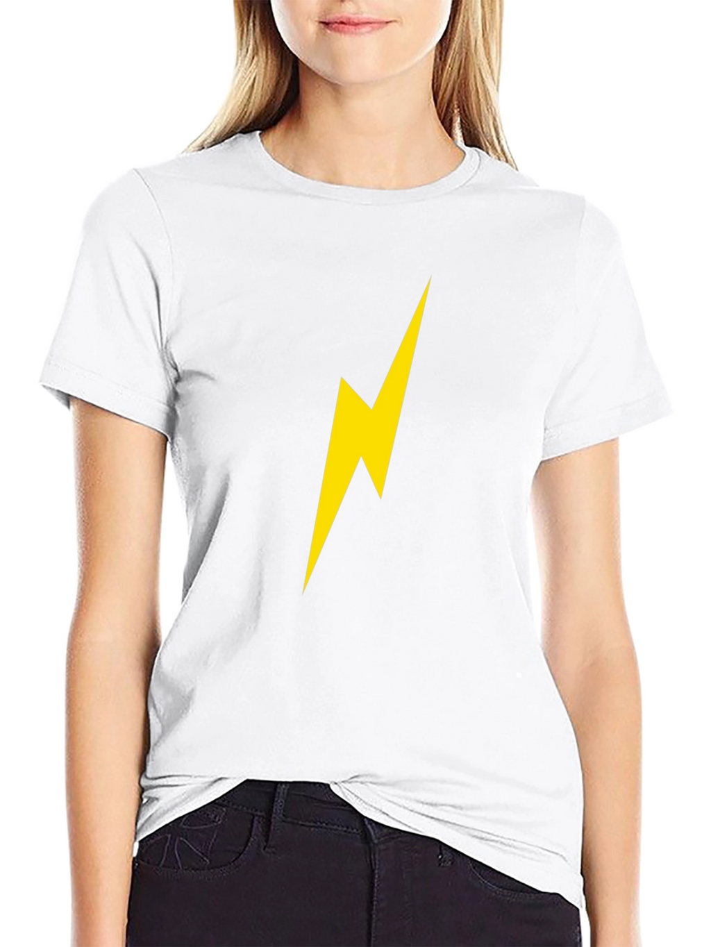 Lightning Bolt Graphic Tee - Modern Casual Style