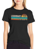 Legendary Since February 1971 Black T-Shirt