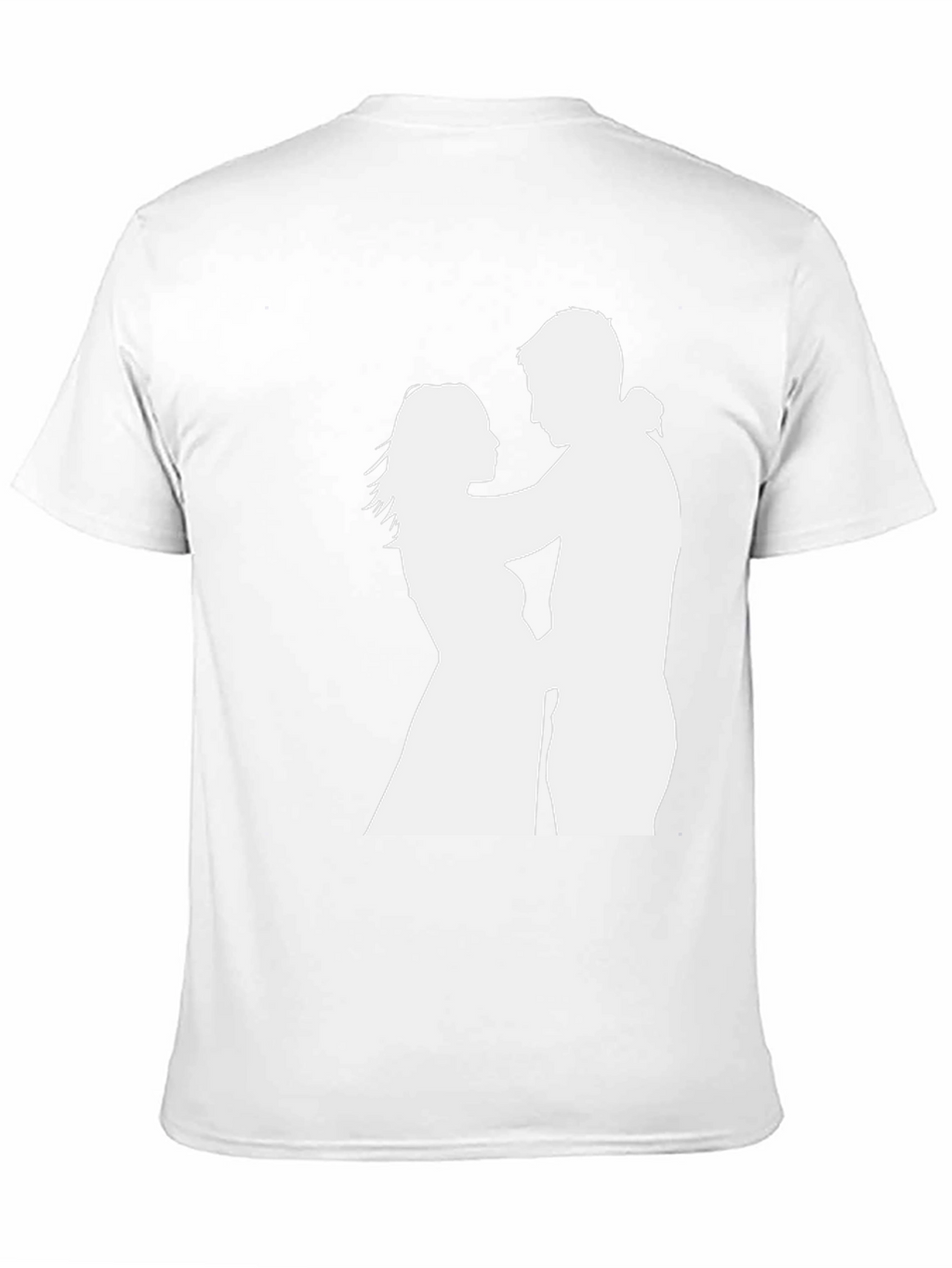 Silhouette Couple Black Tee