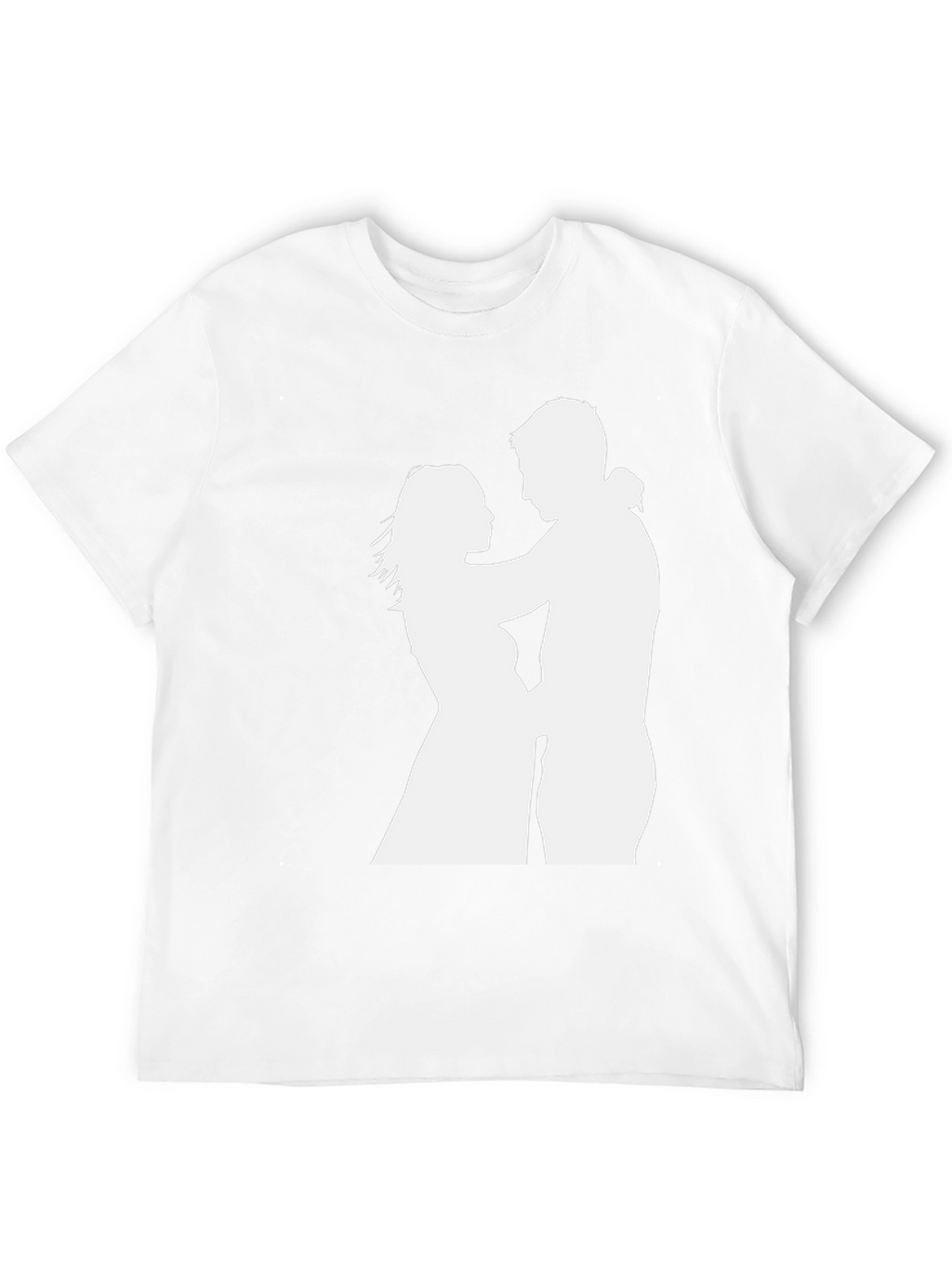 Silhouette Couple Black Tee