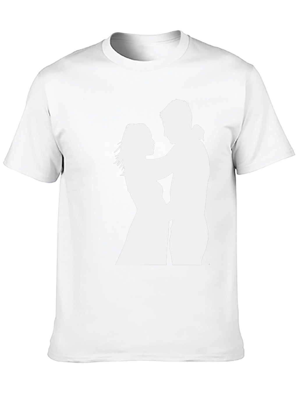 Silhouette Couple Black Tee