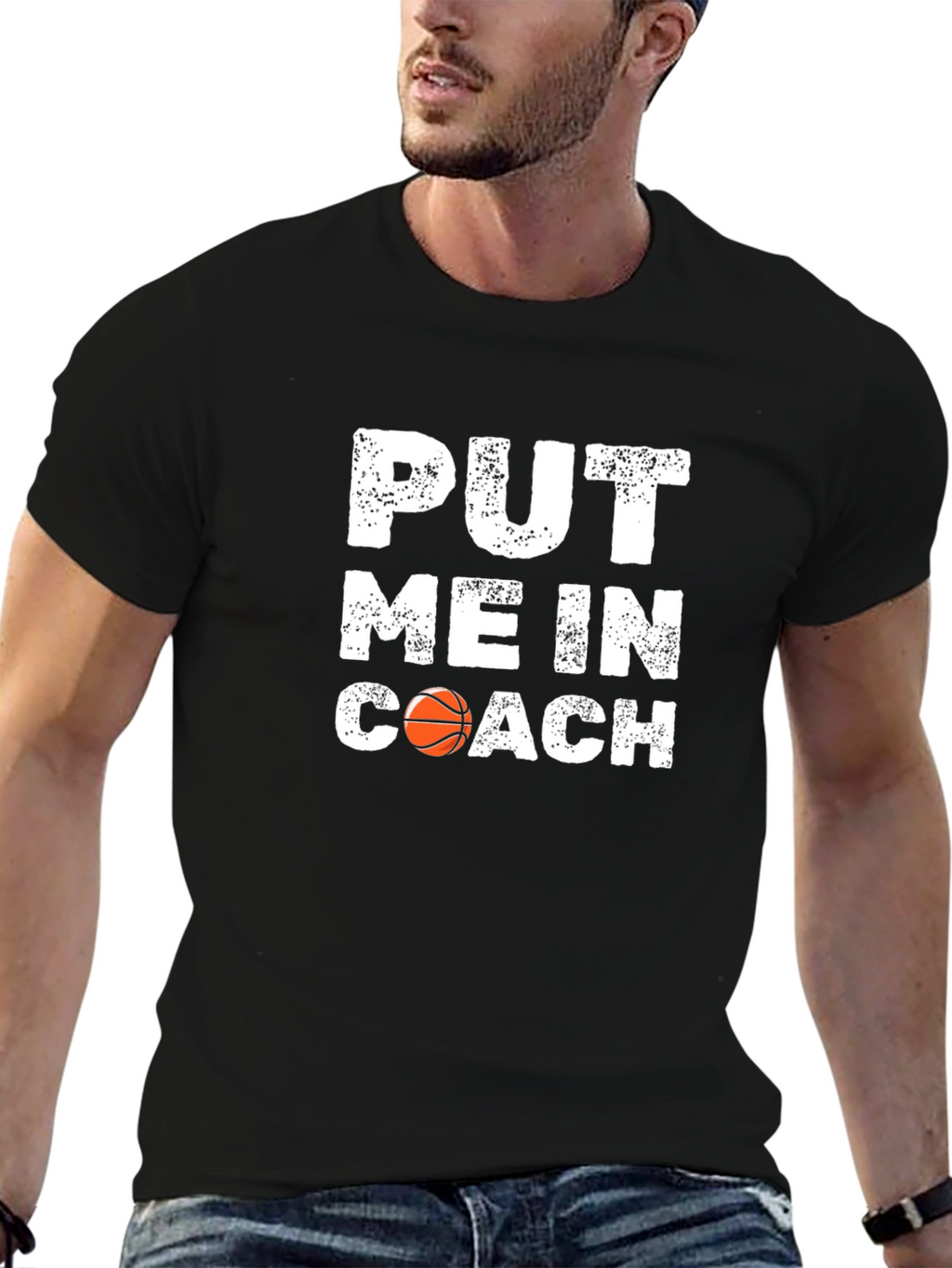 Put Me In Coach Basketball T-Shirt