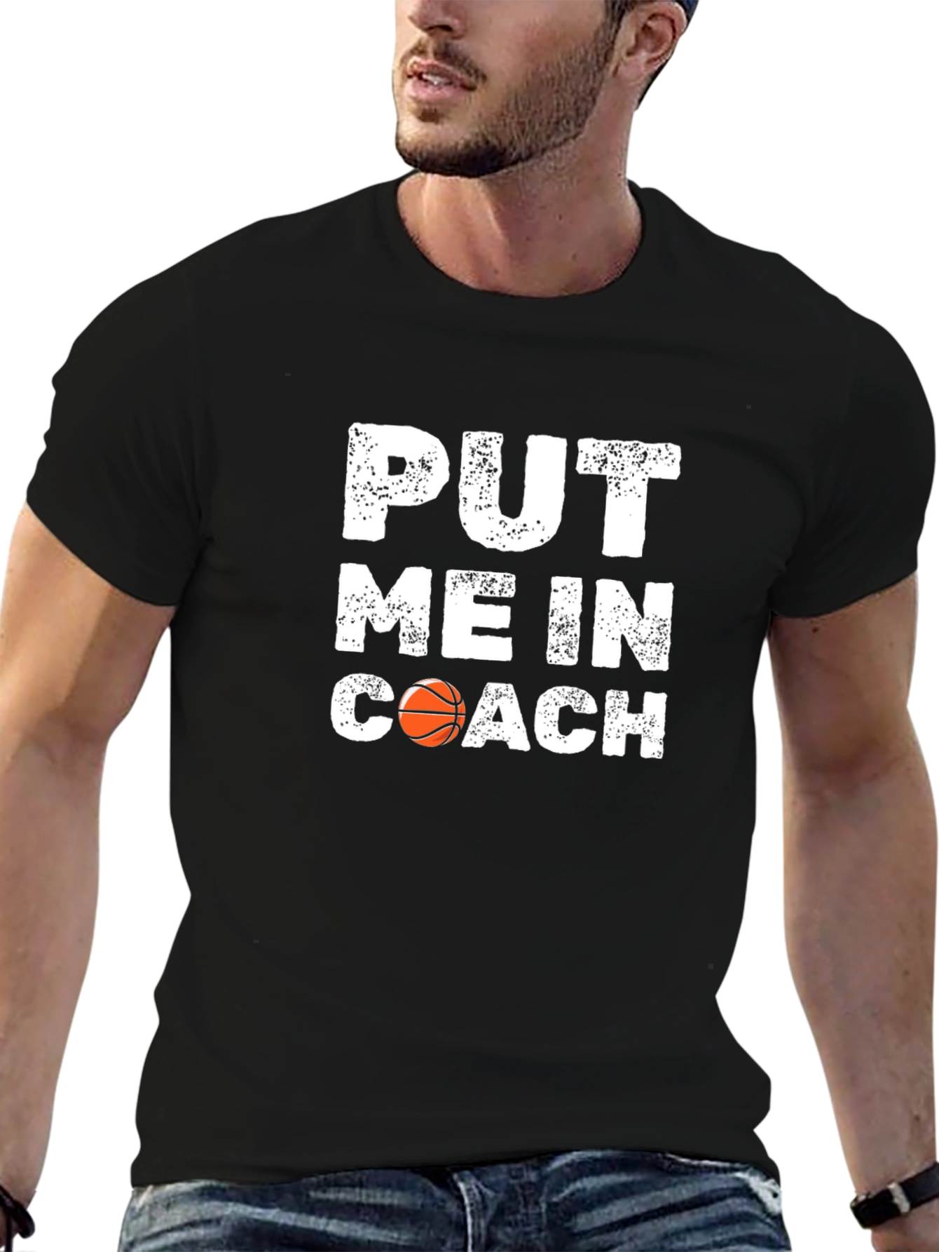 Put Me In Coach Basketball T-Shirt