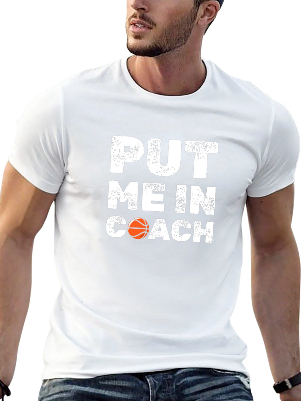 Put Me In Coach Basketball T-Shirt