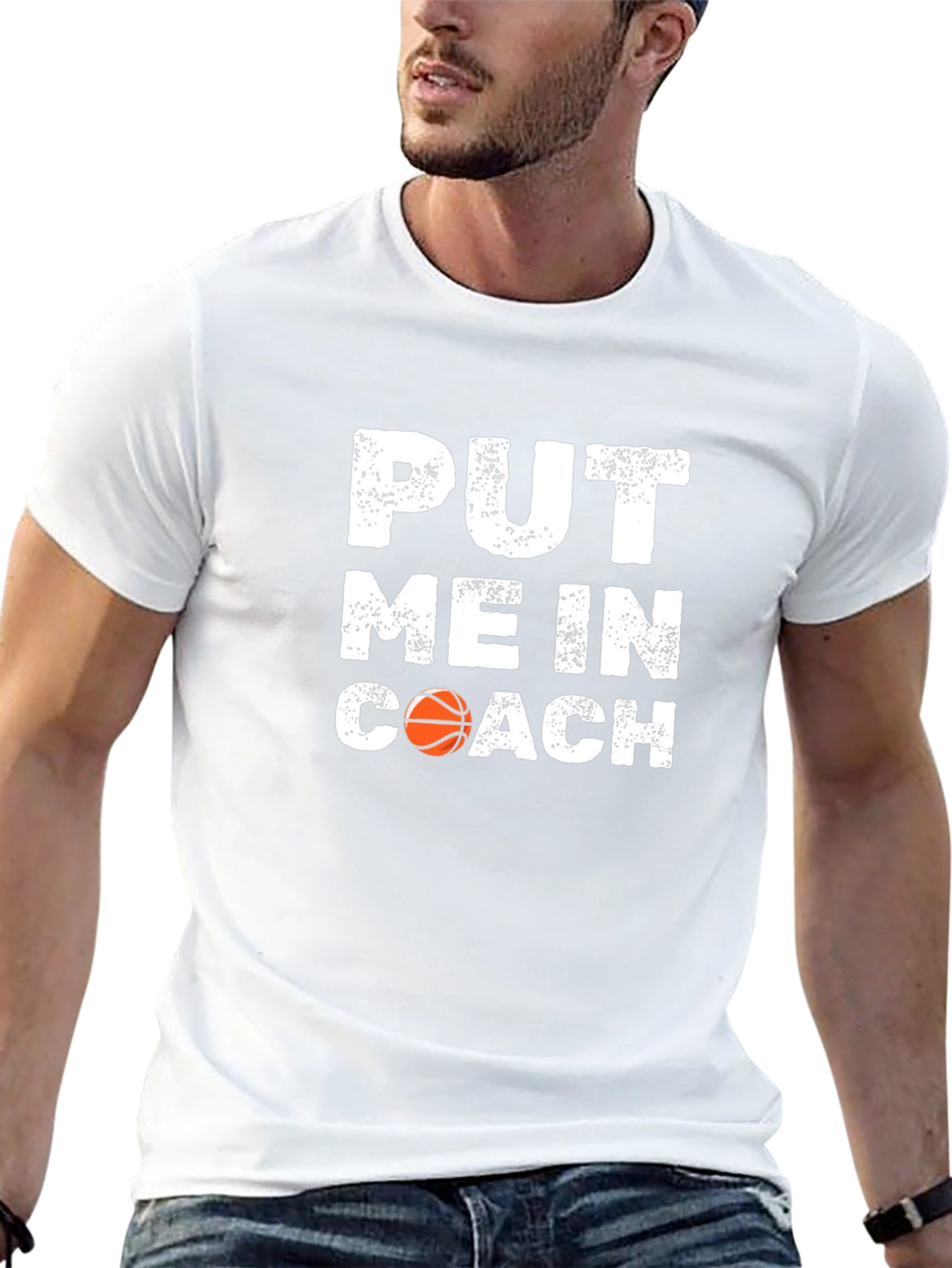 Put Me In Coach Basketball T-Shirt