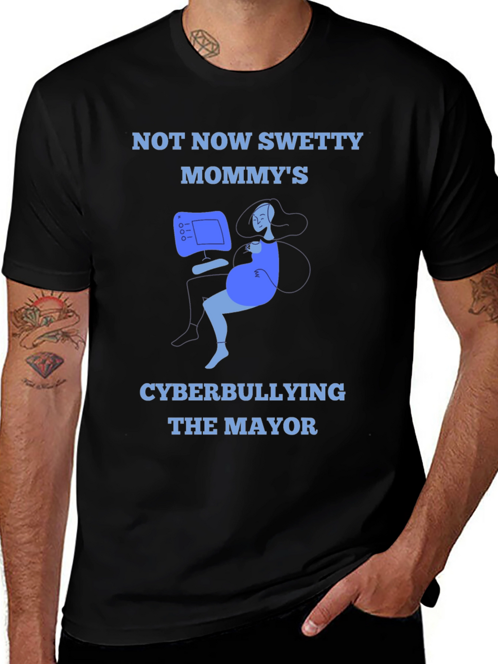 Cyberbullying Mommy T-Shirt - Funny Graphic Tee