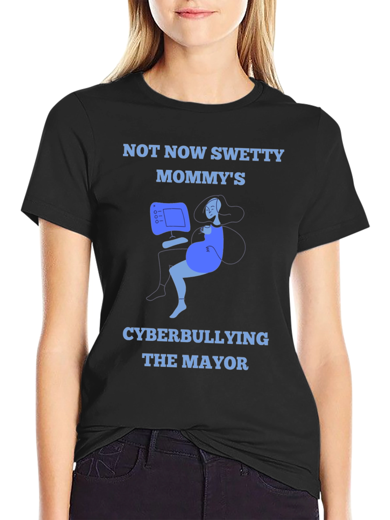 Cyberbullying Mommy T-Shirt - Funny Graphic Tee