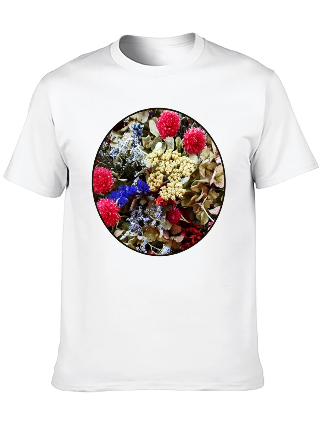Floral Bouquet Black T-Shirt