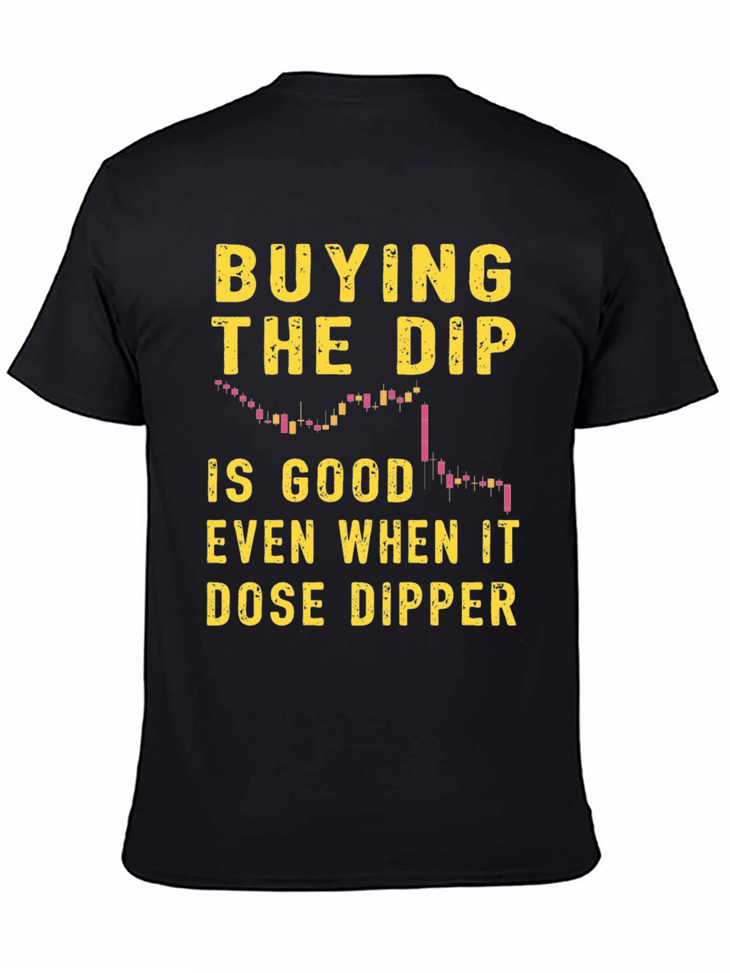 Buy the Dip Mens Black Graphic Tee