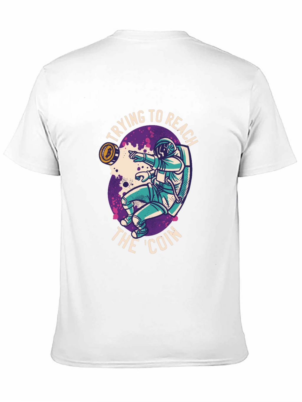 Crypto Astronaut T-Shirt - Reach the Coin!