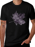 Maple Leaf Graphic Tee - Dark Style