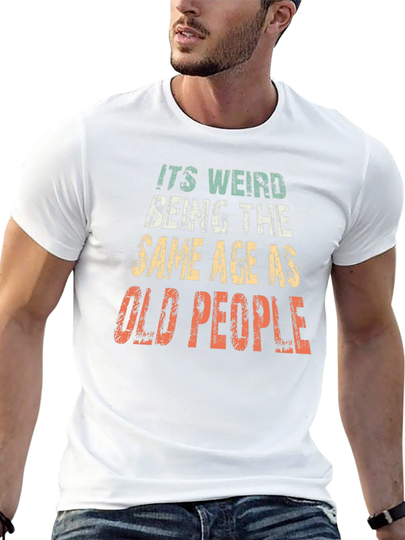 Funny Old People Graphic T-Shirt