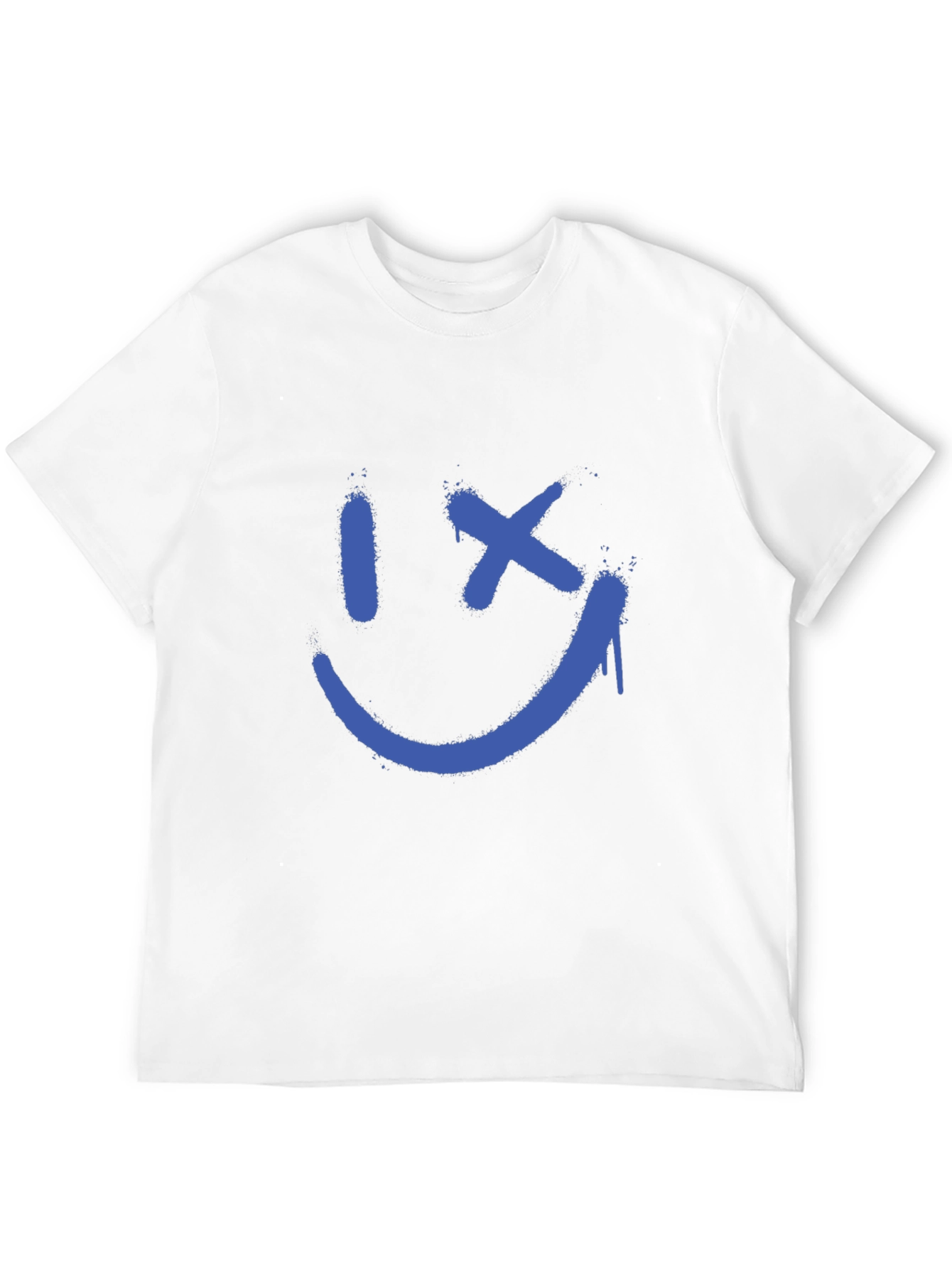 Smiley Face Graphic Black T-Shirt