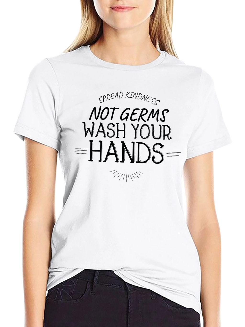 Spread Kindness Wash Hands Graphic Tee