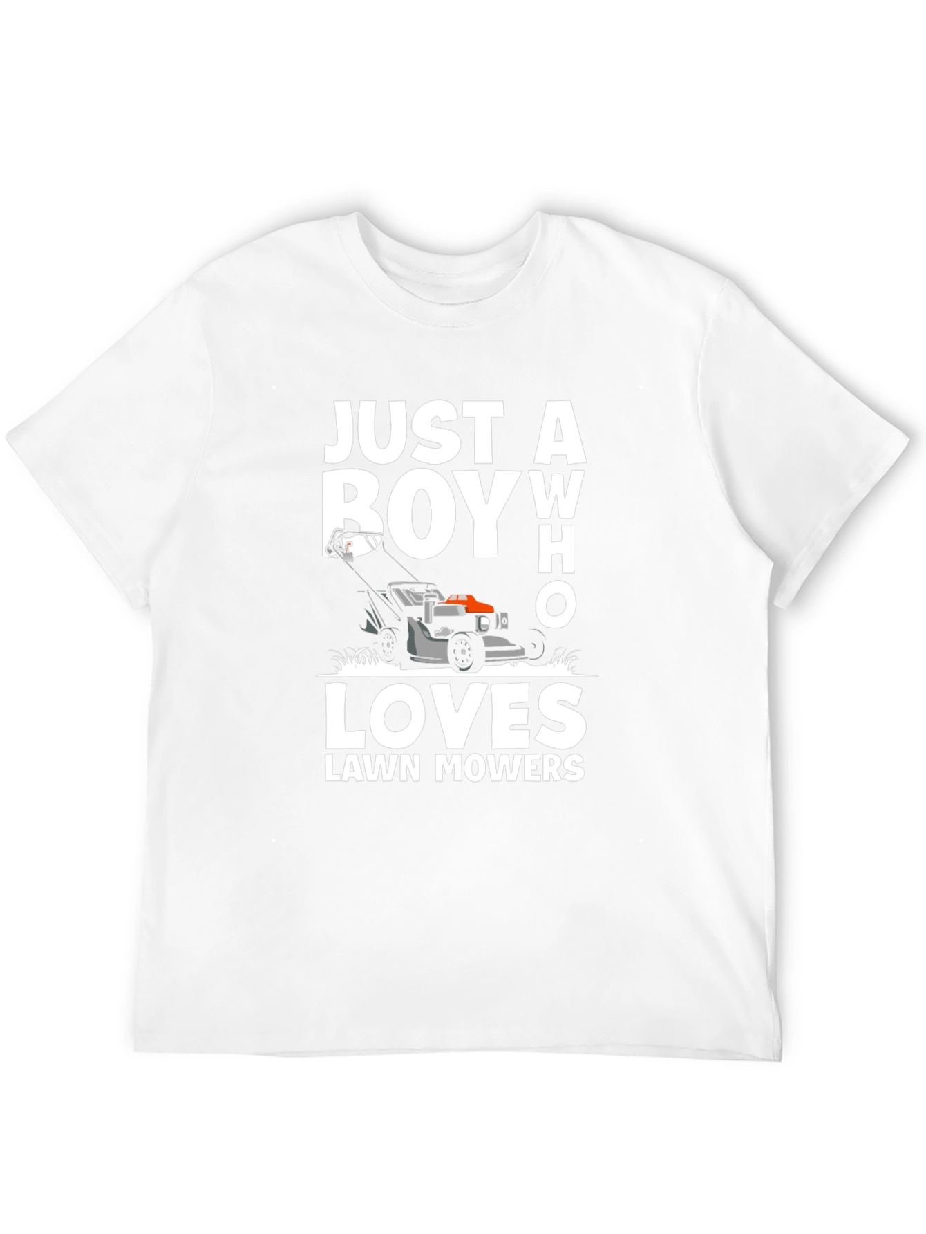Just a Boy Who Loves Lawn Mowers T-Shirt