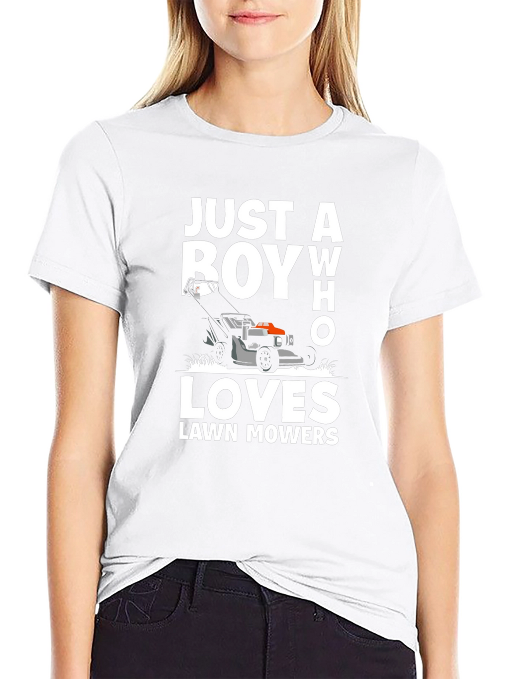 Just a Boy Who Loves Lawn Mowers T-Shirt