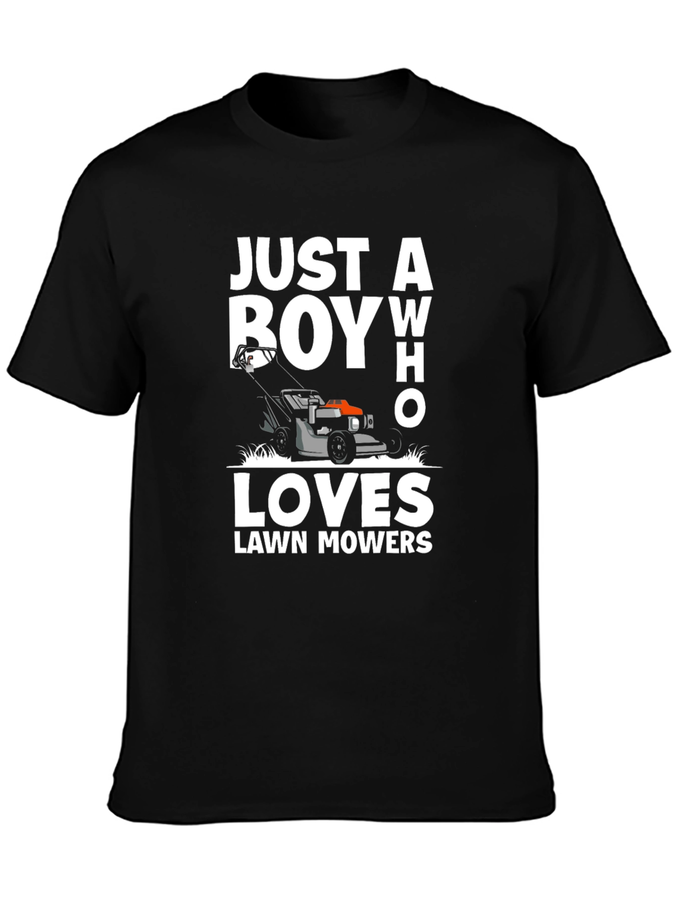 Just a Boy Who Loves Lawn Mowers T-Shirt