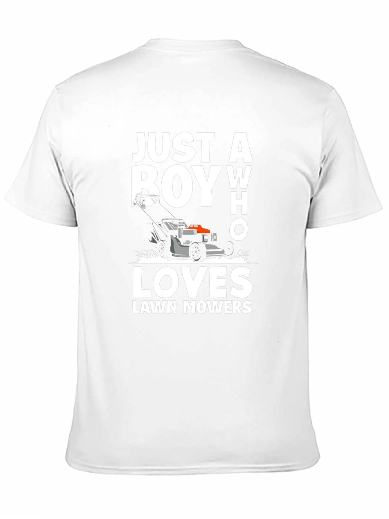 Just a Boy Who Loves Lawn Mowers T-Shirt