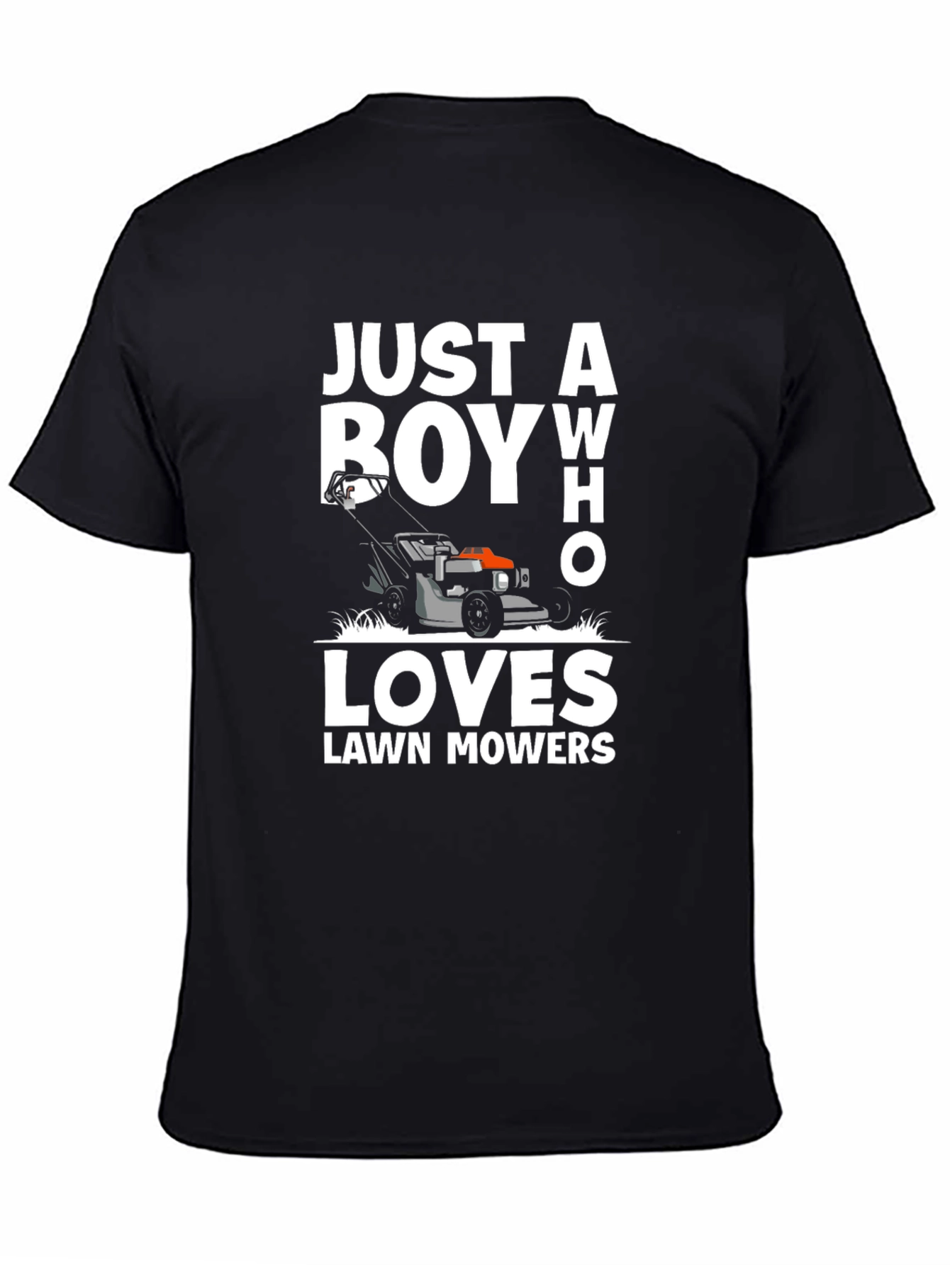 Just a Boy Who Loves Lawn Mowers T-Shirt