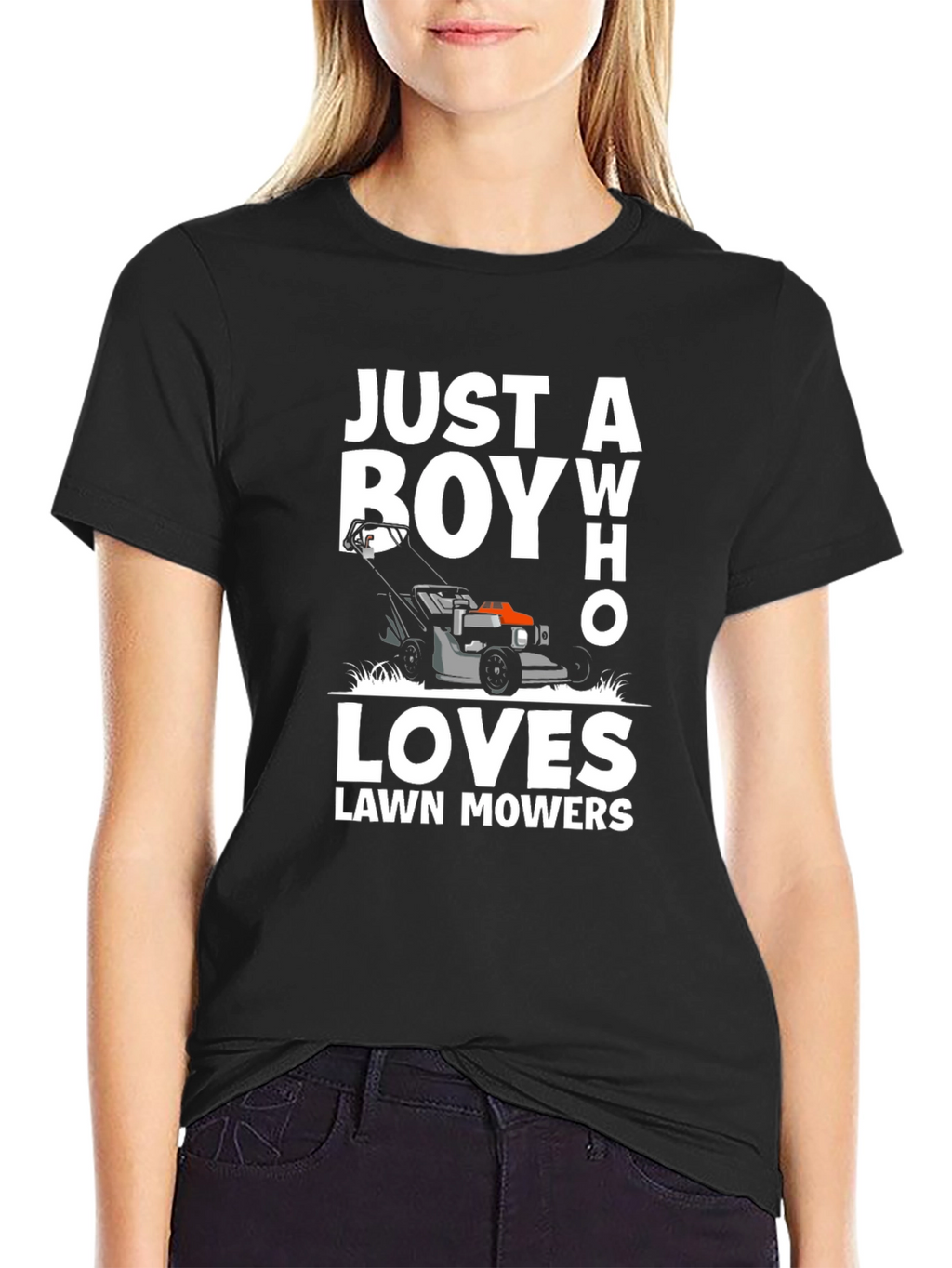 Just a Boy Who Loves Lawn Mowers T-Shirt