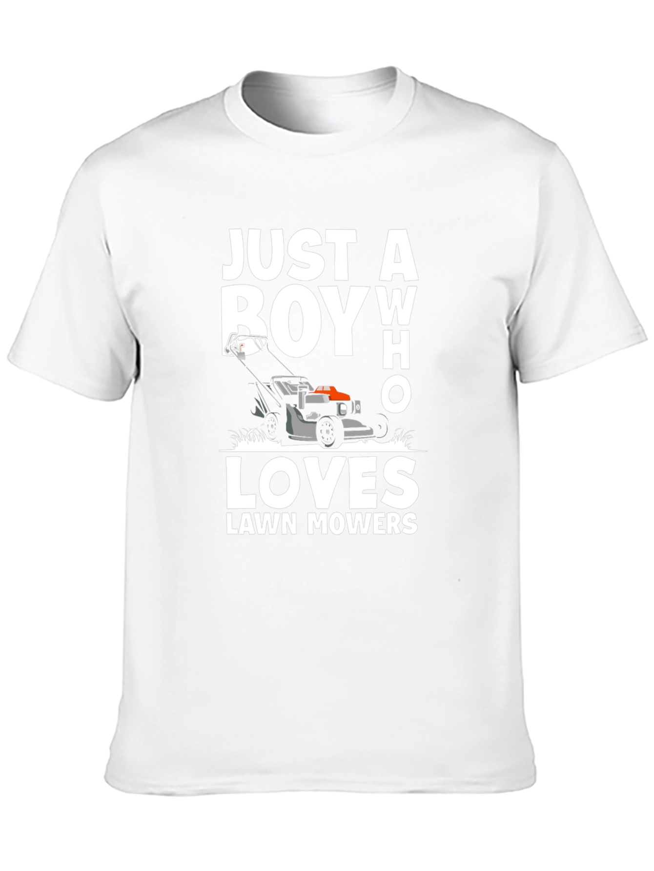 Just a Boy Who Loves Lawn Mowers T-Shirt