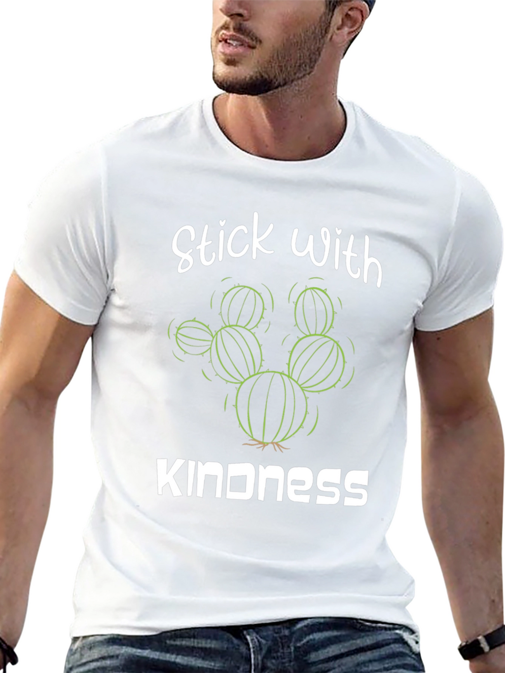 Stick with Kindness Cactus Graphic Tee