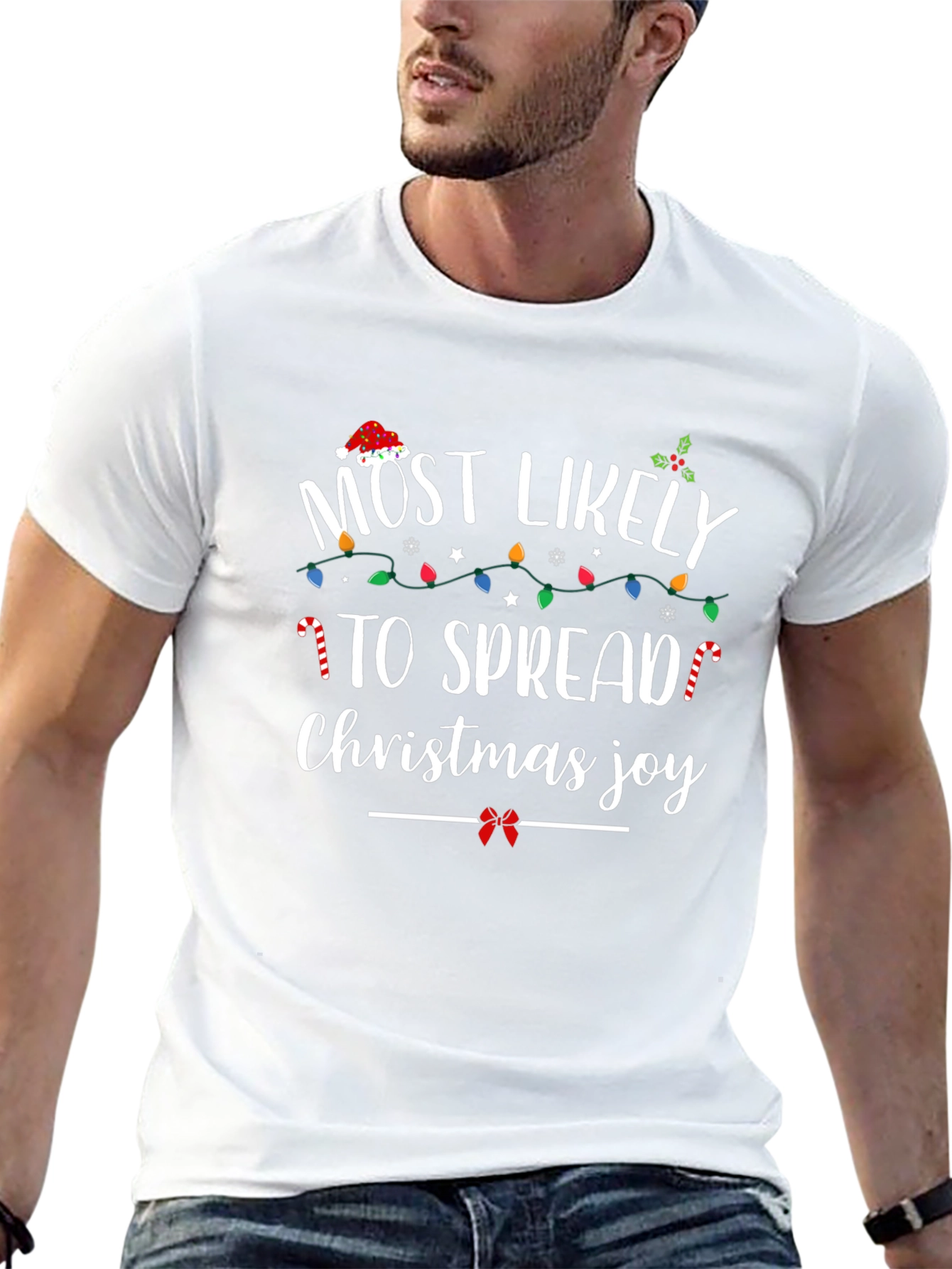 Most Likely To Spread Christmas Joy Holiday T-Shirt