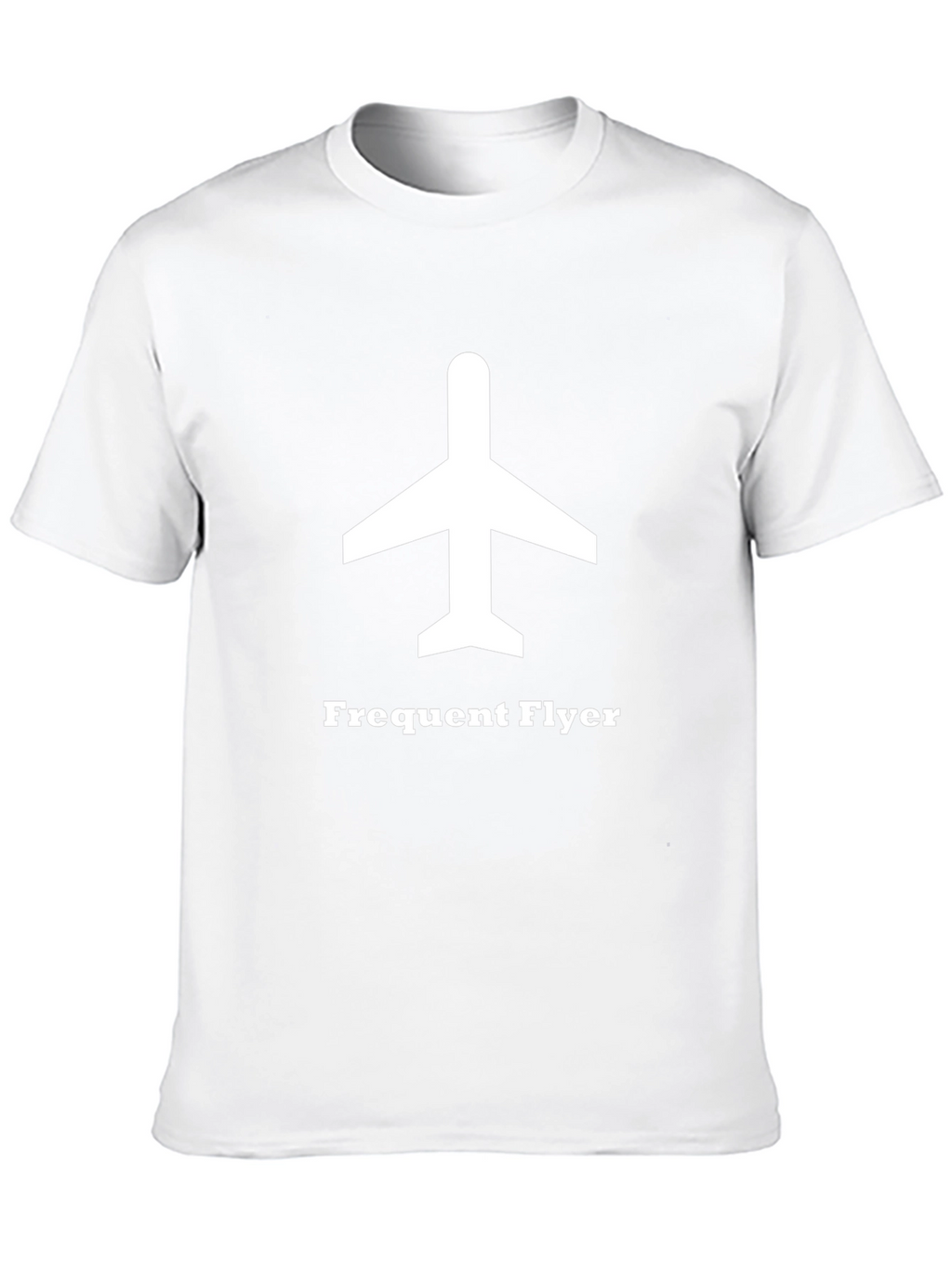 Frequent Flyer Graphic Tee - Black Cotton Airplane Shirt