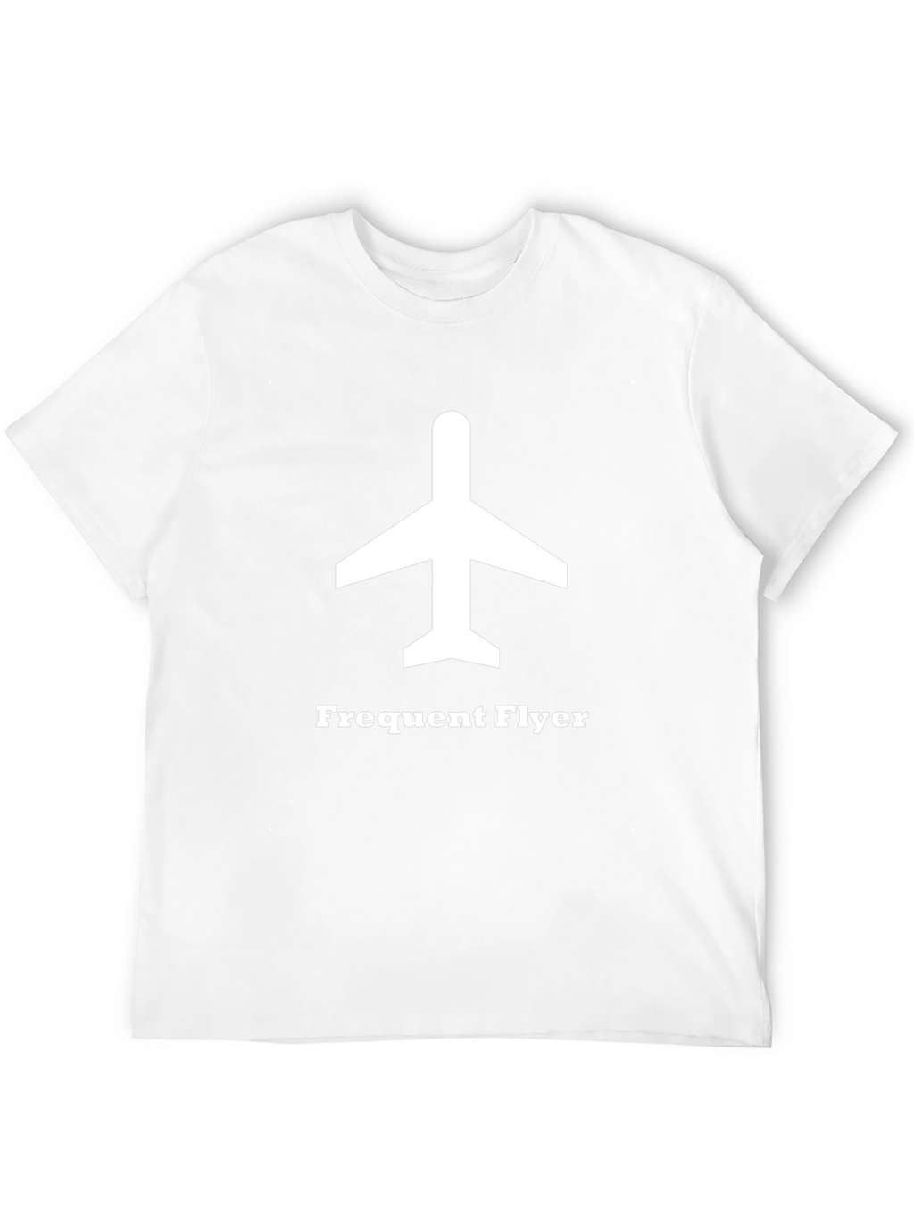 Frequent Flyer Graphic Tee - Black Cotton Airplane Shirt