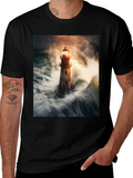Storm Lighthouse Graphic Tee