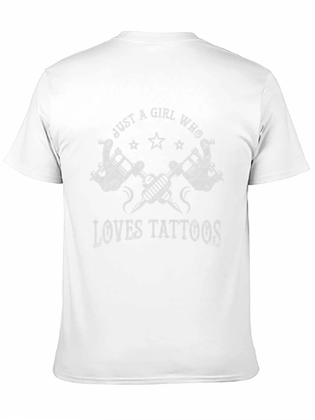 Just A Girl Who Loves Tattoos Graphic Tee