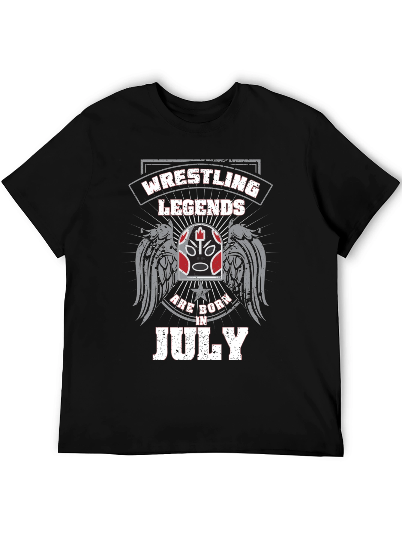 Wrestling Legends Born in July T-Shirt