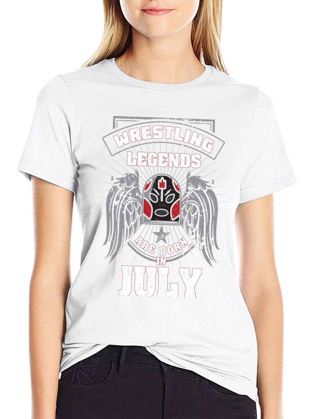 Wrestling Legends Born in July T-Shirt