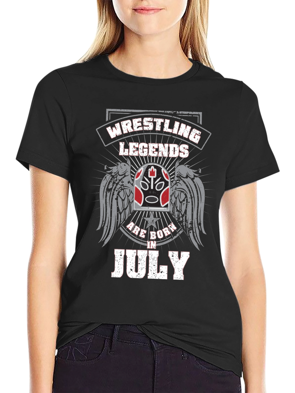 Wrestling Legends Born in July T-Shirt