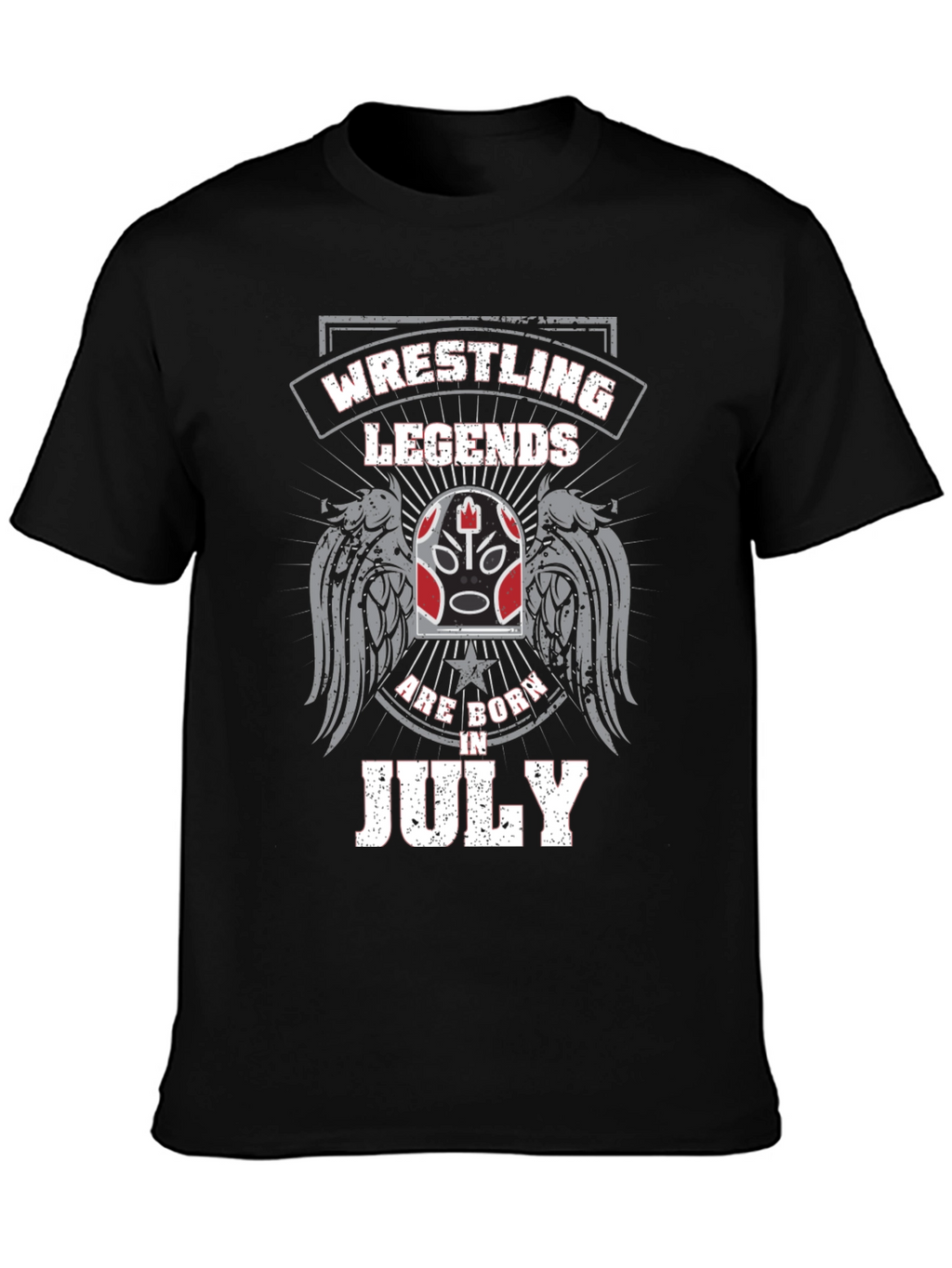 Wrestling Legends Born in July T-Shirt