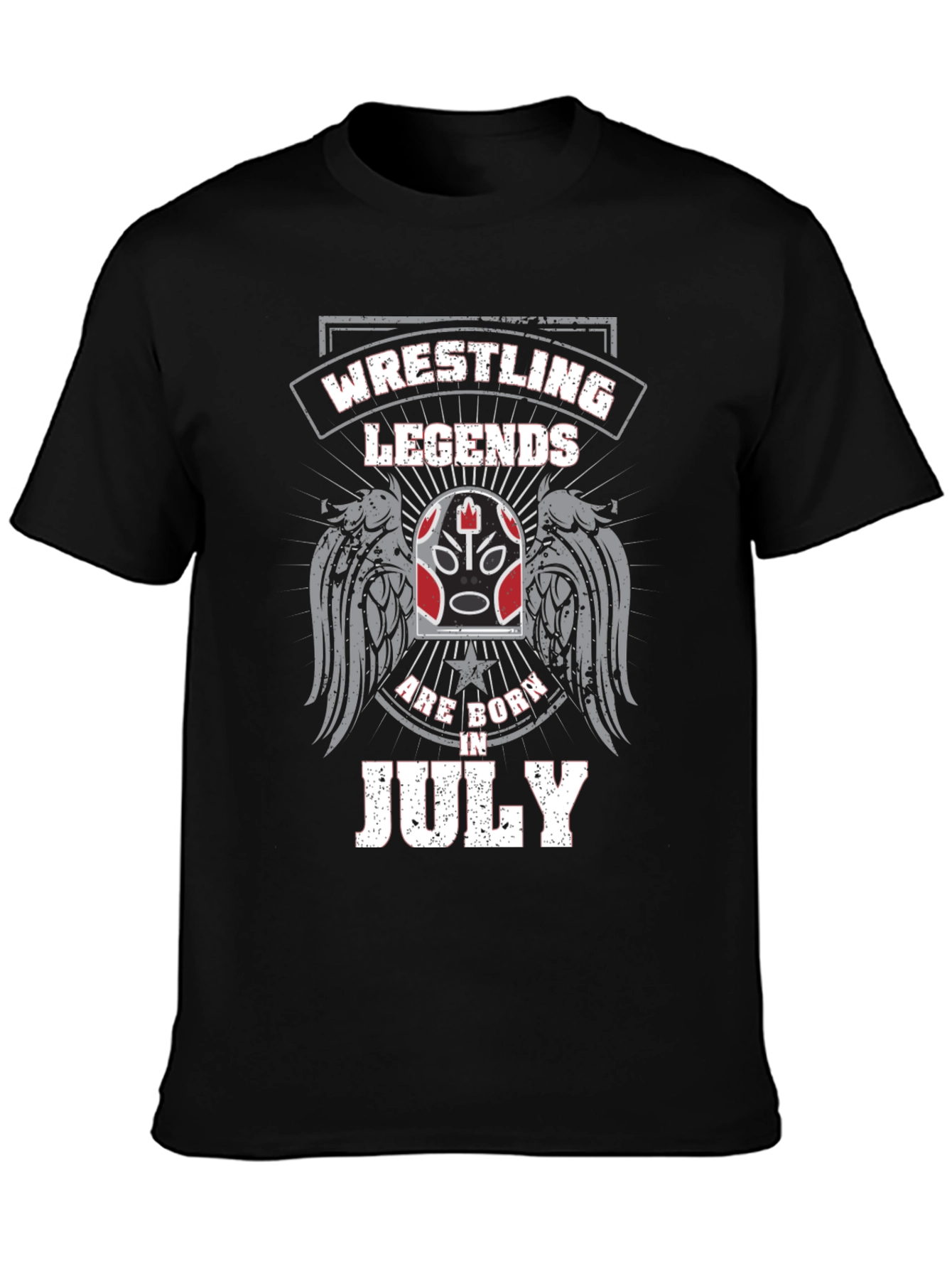 Wrestling Legends Born in July T-Shirt
