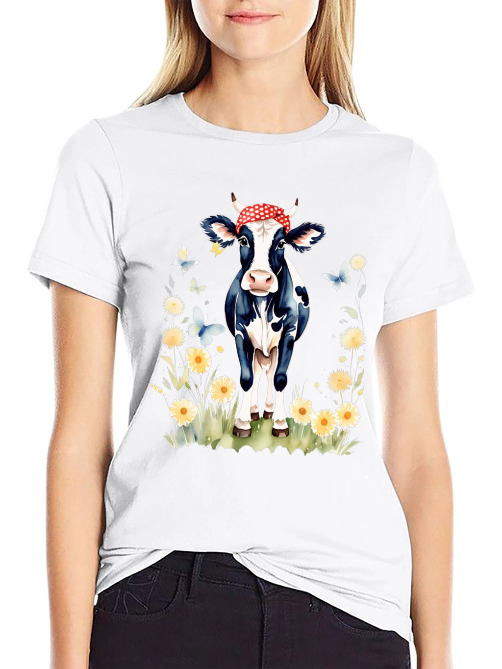 Cow Bandana Tee