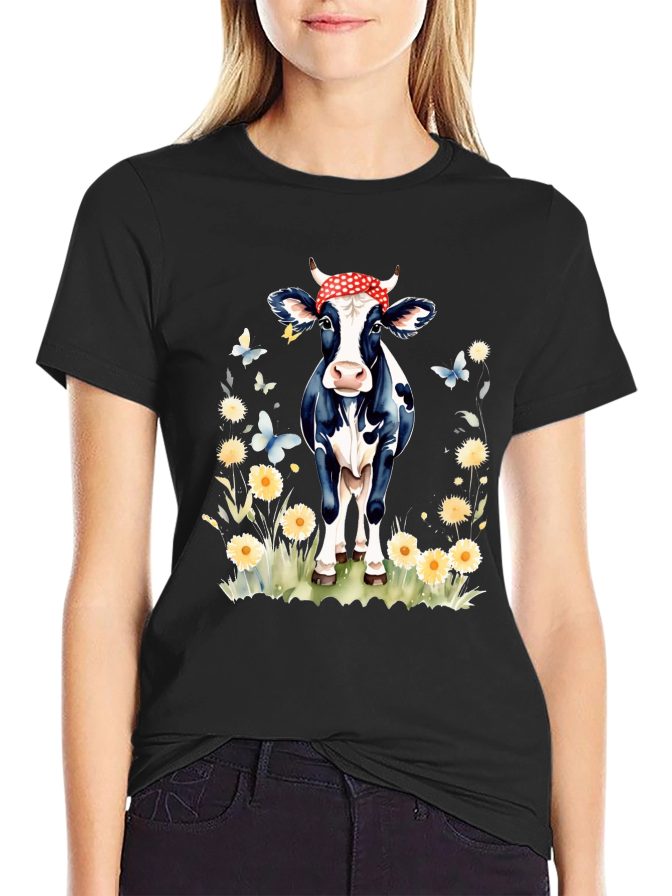 Cow Bandana Tee