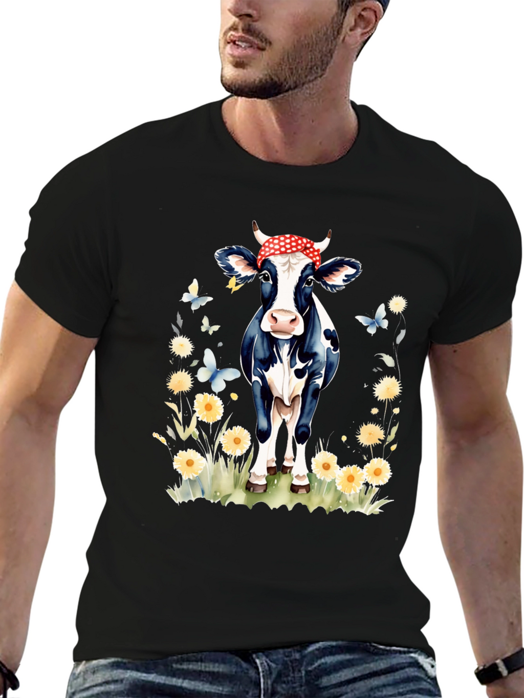Cow Bandana Tee