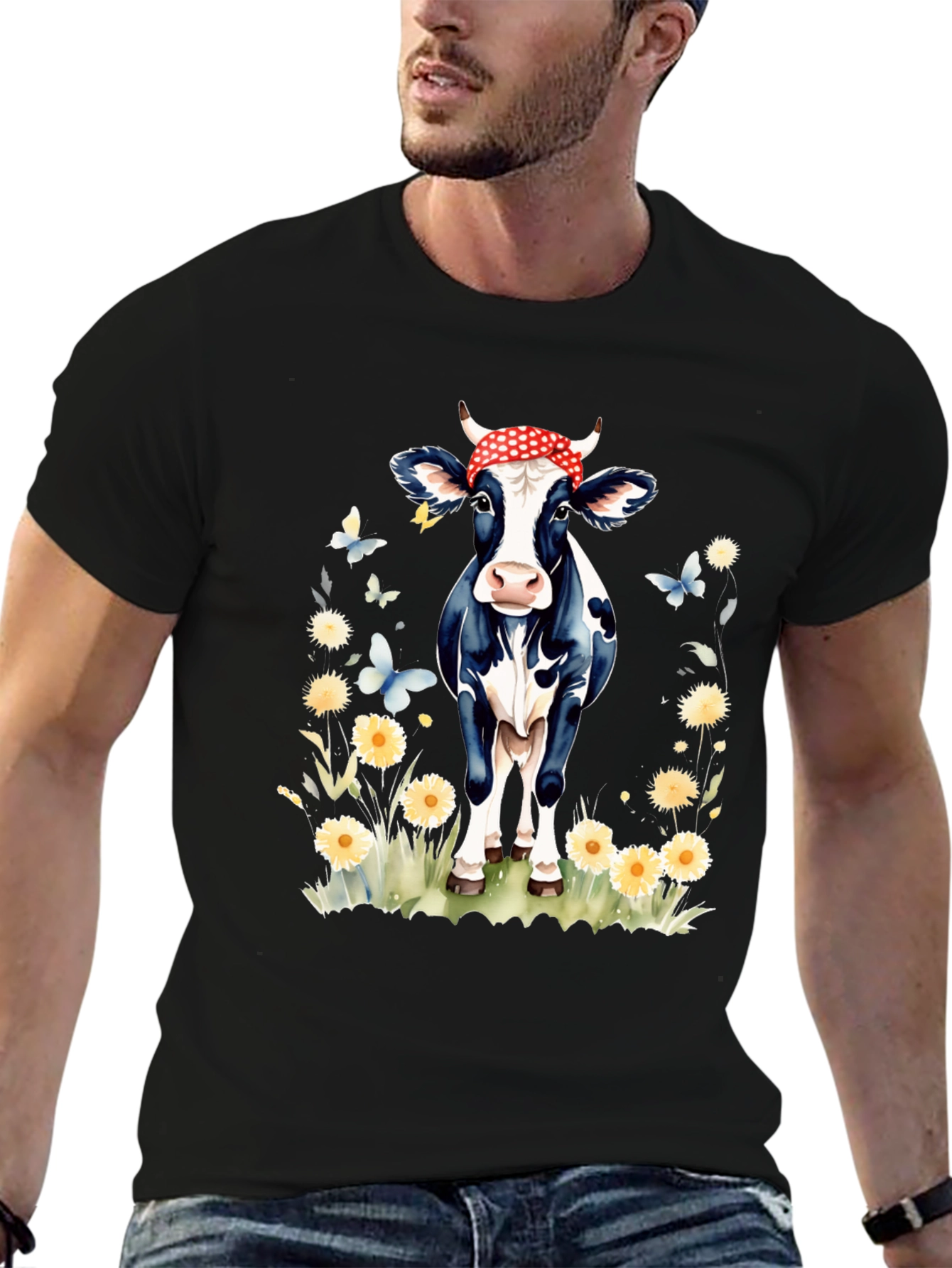 Cow Bandana Tee