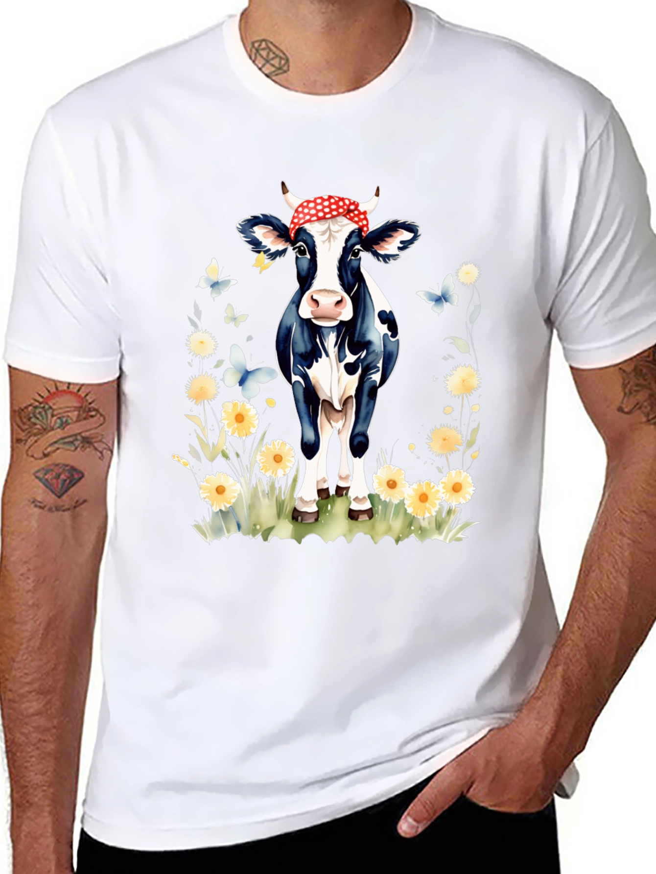 Cow Bandana Tee